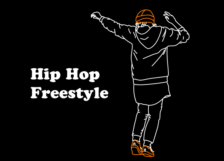dessin danseuse hip hop freestyle_lyon takamouv cours danse credit illustration N.Ellyn