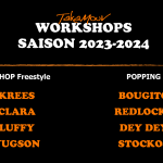 TakaMouv' proposent 8 danseurs invités pour la programmation de ses workshop (stage) pour la saison 2023-2024. Billeterie en ligne ouverte sur le site www.takamouv.fr