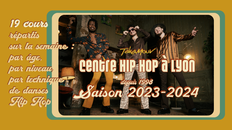 19 cours de danses Hip Hop à Lyon (centre ville) répartis sur la semaine, par âge et par niveau. Centre Hip Hop fondé en 1998