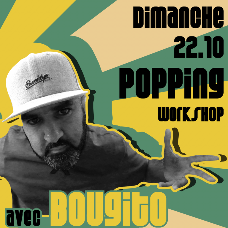 Bougito était l'invité de TakaMouv' dimanche 23 octobre 2023 pour le premier workshop popping de la saison. Article, photos et vidéos sur le site de l'organisateur : www.takamouv.fr