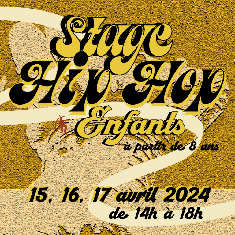 TakaMouv propose 3 jours de stage Hip Hop : rap, danse et graff. à partir de 8 ans. Billetterie en ligne sur le site www.takamouv.fr