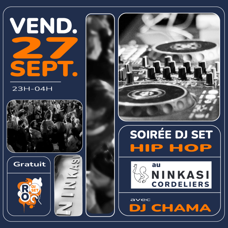Rally Of Culture vous attend au Ninkasi Cordeliers à Lyon pour lancer la saison avec sa soirée DJ Set Hip Hop, vendredi 27 septembre de 23h à 4h. Billetterie en ligne : entrée gratuite sur réservation